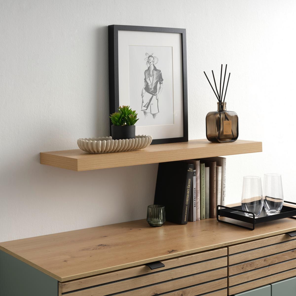 Zidna Polica Anja Sb - hrast Artisan, Moderno, drvni materijal (80/3.8/23.5cm) - Modern Living