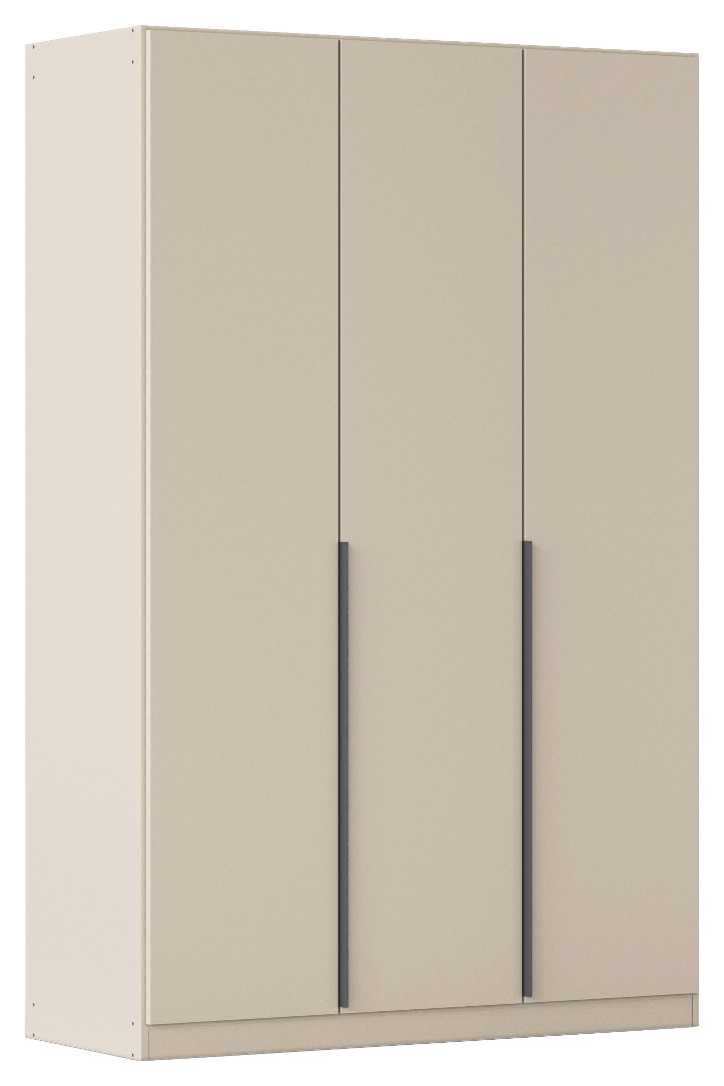 Drehtürenschrank Alabama Champagner - Champagner/Grau, MODERN, Holzwerkstoff (136/229/54cm) - Rauch Möbel