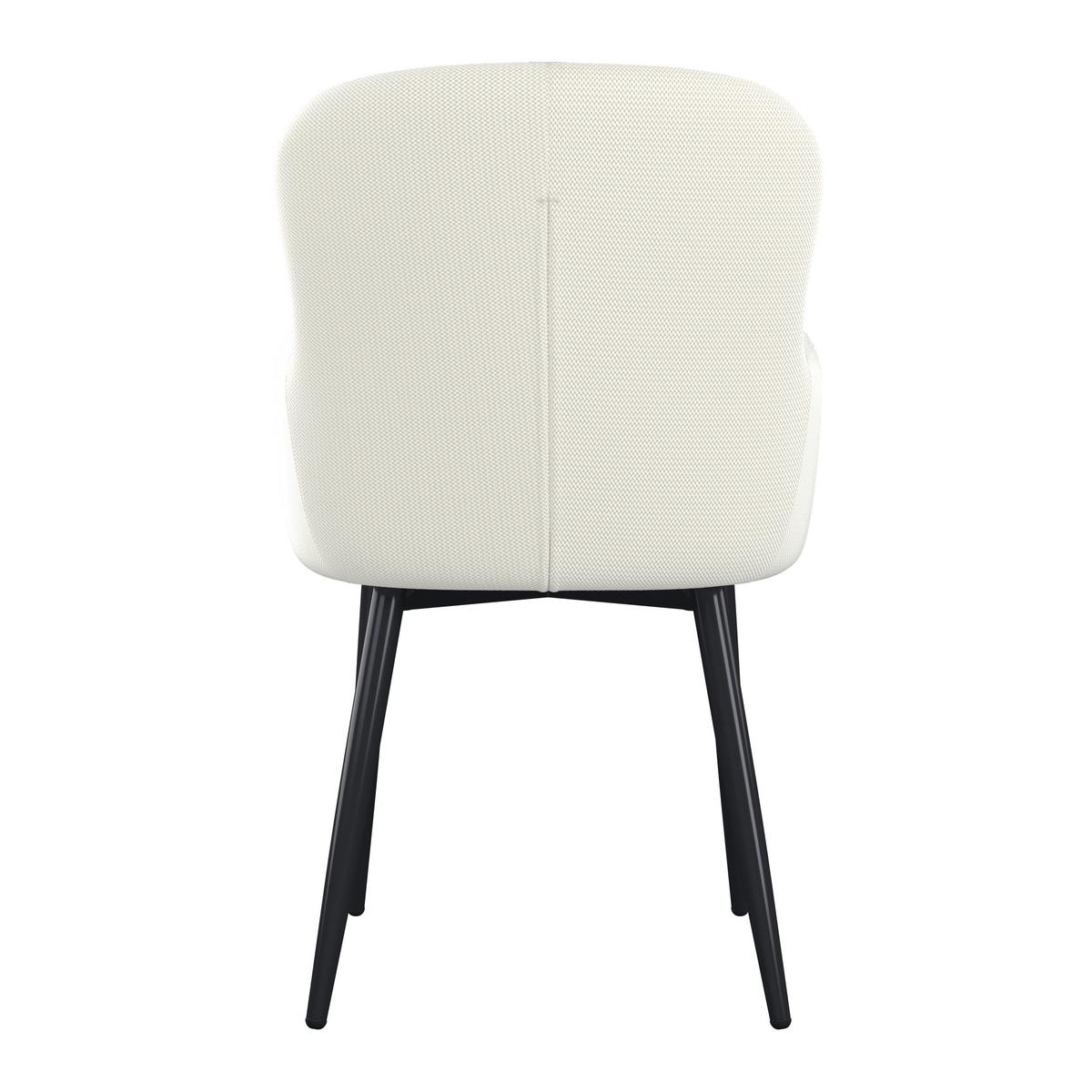 Naslanjač Selena, Bež - črna/bež, Konvencionalno, kovina/tekstil (56/88/61cm)