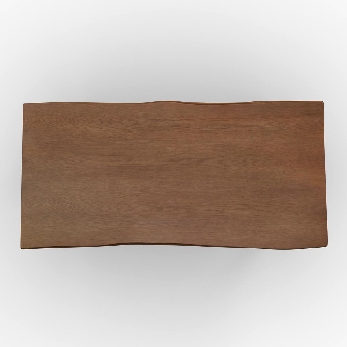Esstisch Dale in Holz Akazie massiv/furniert ca. 180x90 cm - Walnussfarben/Schwarz, MODERN, Holz/Metall (180/90/76cm) - Bessagi Home