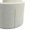 FAUTEUIL MARIETA - Wit/Zwart, Modern, Hout/Textiel (77/81/77cm) - Bessagi Home