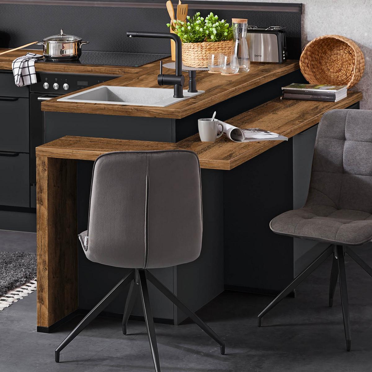 Bucătărie la comandă Easytouch - Trend, material pe bază de lemn (303/220cm) - Nobilia