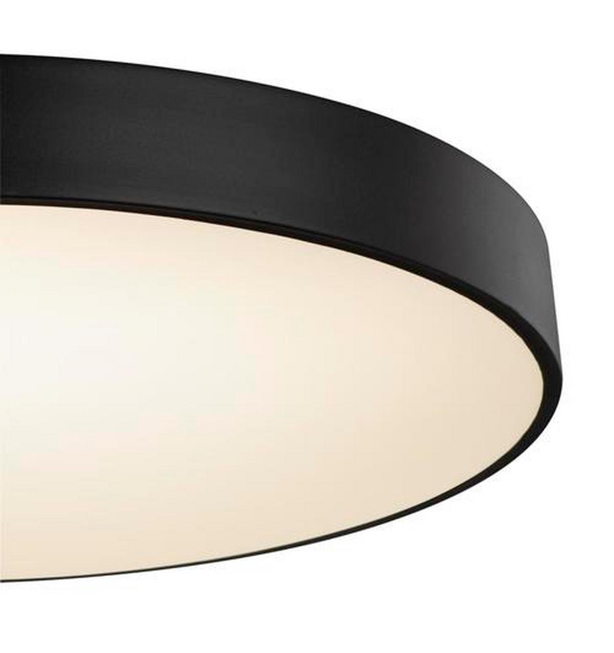 Stropna Led-svetilka Wiss, S Sijalko - črna/bela, Basics, kovina/umetna masa (60/10,5cm) - Globo