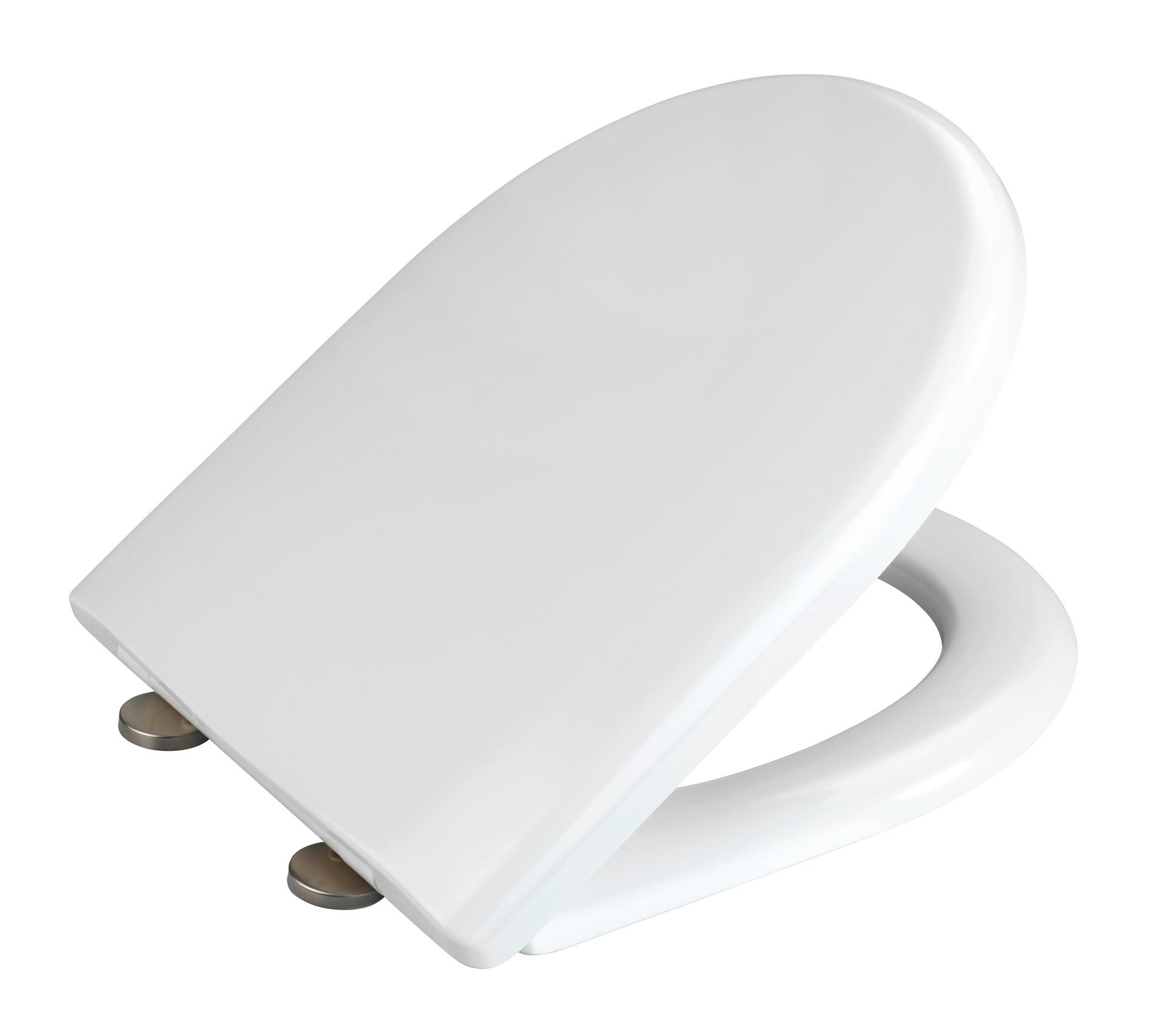 Deska Za Wc-školjko Exclusive 2 -Sb- - bela, umetna masa (36,5/45,5cm) - Mömax