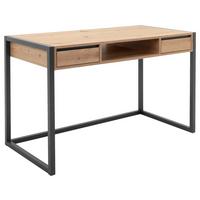 BIURKO DENVER 30 - kolor dębowy/antracytowy, Konventionell, materiał drewnopochodny (120/60/75cm) - MID.YOU
