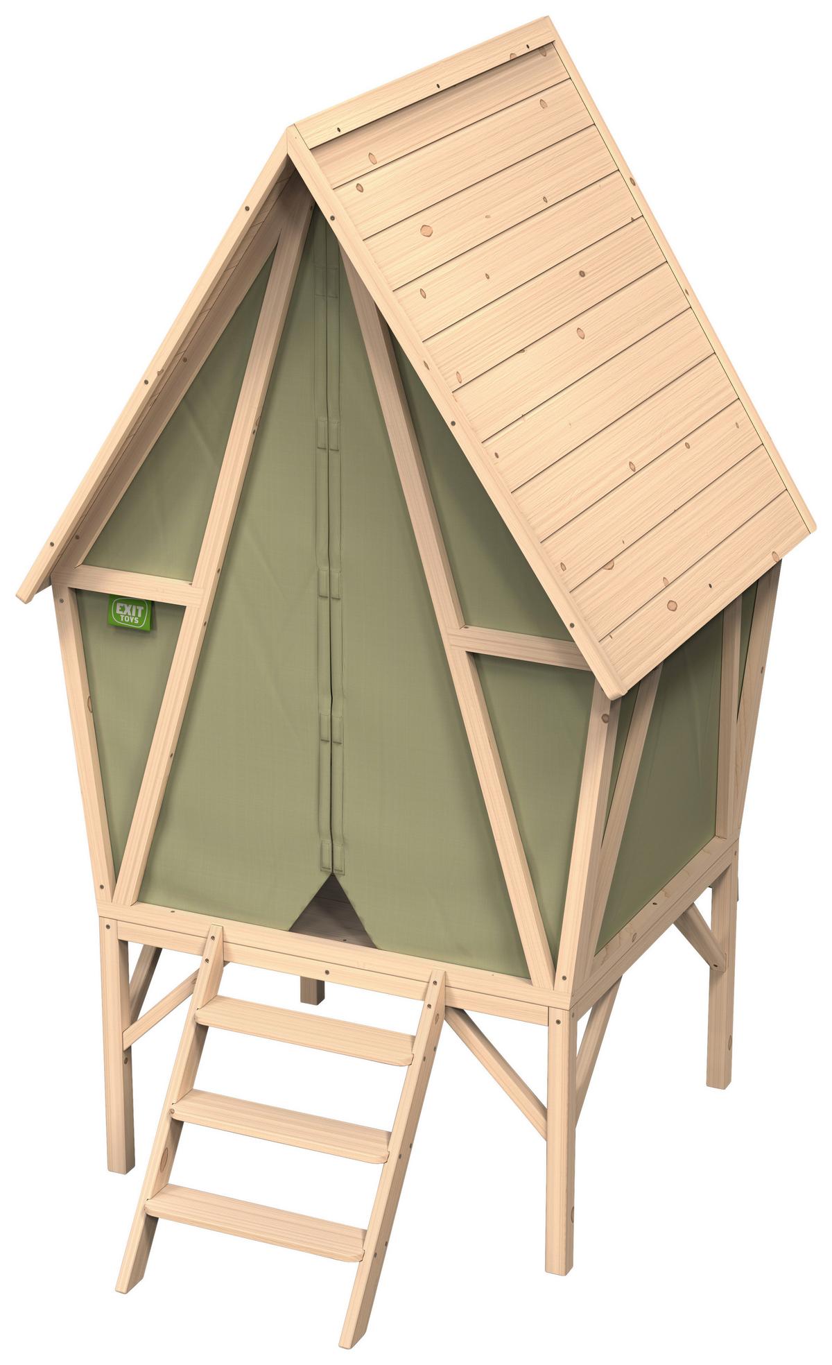 Igralna Hišica Exit Yuki 300, Zelena - Konvencionalno, umetna masa/les (226/124/219cm) - EXIT Toys