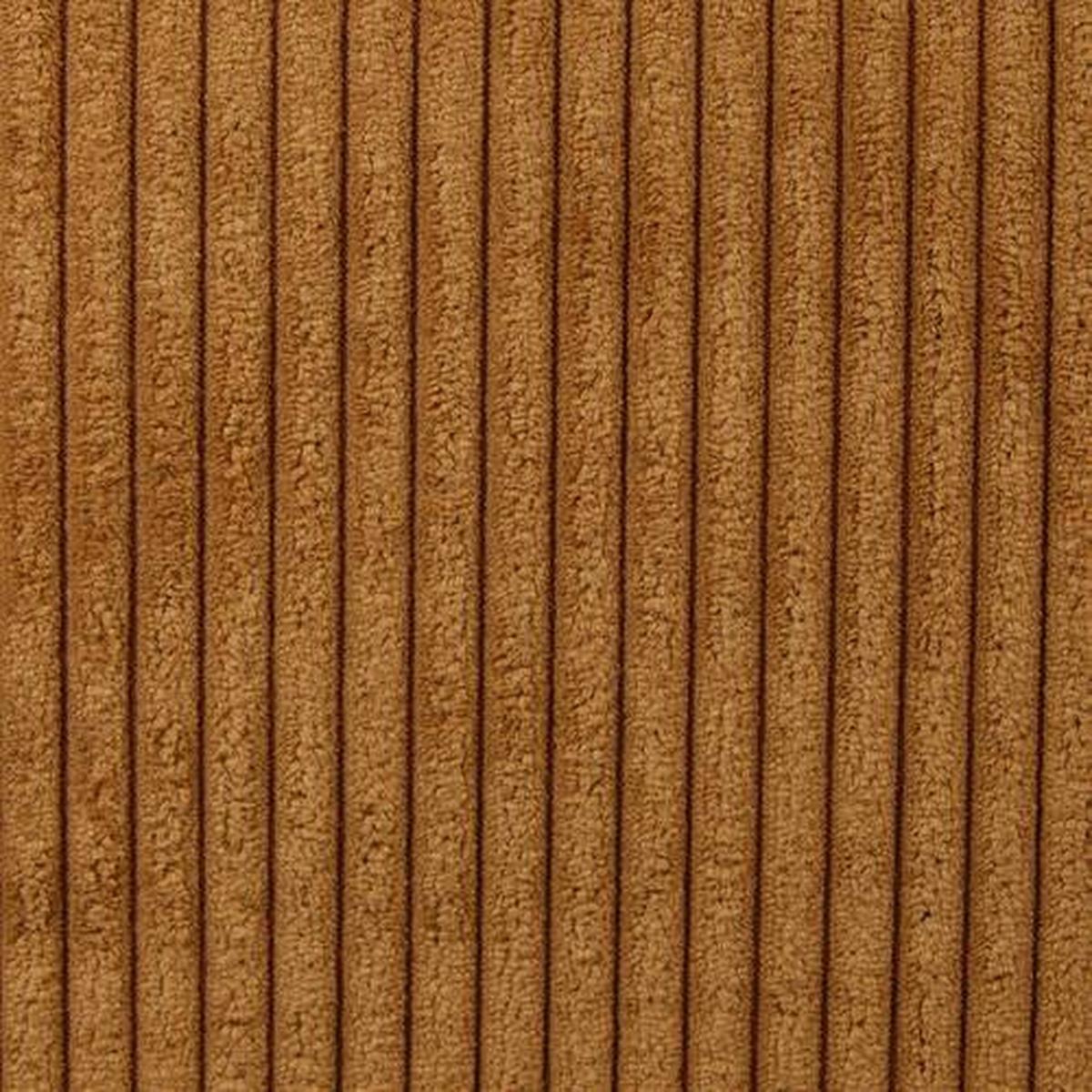 Wohnlandschaft Frederico Goldfarben Cord - Goldfarben/Schwarz, MODERN, Holz/Textil (302/188cm) - MID.YOU