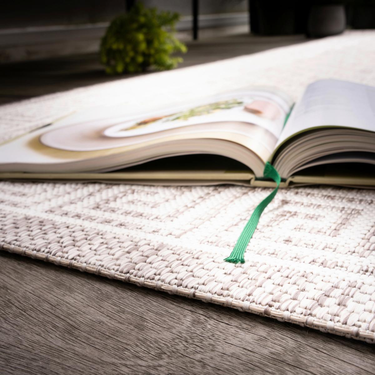 Flachwebeteppich My Tallinn 541 - Taupe, Design, Textil (200/290cm)