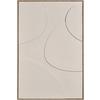 Tablou cu ramă Denise Small cca. 60x90 cm - bej/culoare natur, plastic/lemn (60/90cm) - Premium Living