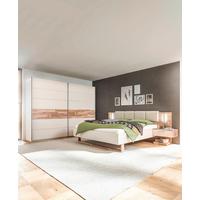 Omara Z Drsnimi Vrati Cadore, Barva Šampanjca, Hrasta, 270cm - barve šampanjca/srebrne barve, Moderno, kovina/leseni material (270/210/60cm) - MID.YOU