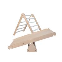 Igralo Za Plezanje Cliff Combo 4in1, Pravi Les - barve breze, Basics, les (68/53,5/69cm) - CLIFF