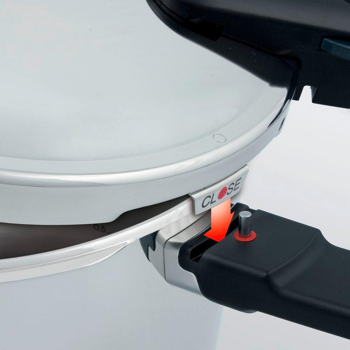 SZYBKOWAR 602-810-08-000/0 FISSLER - kolor srebrny, Basics, metal (8l) - Fissler
