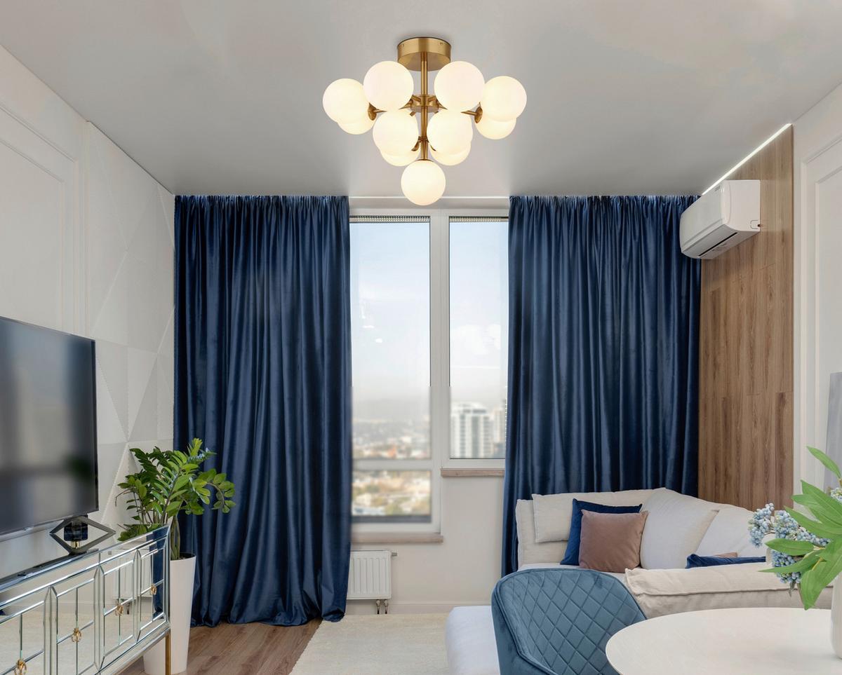 DECKENLEUCHTE 56143-13GD  GRAPPY - Goldfarben/Opal, Lifestyle, Glas/Metall (56/43cm) - Globo