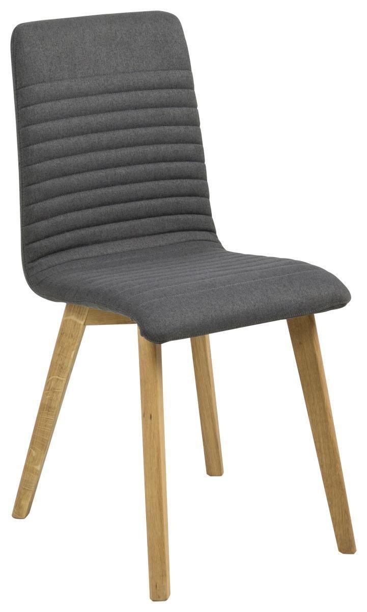 KRZESŁO AROSA -PO- - kolor dębowy/antracytowy, Lifestyle, tkanina/drewno (42/90/43cm) - Livetastic