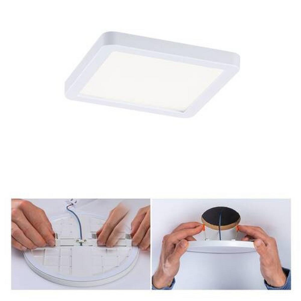 LED-Paneel Areo VariFit in Weiß max. 6,5 Watt - Weiß, Design, Kunststoff (11,8/11,8/5cm) - Paulmann