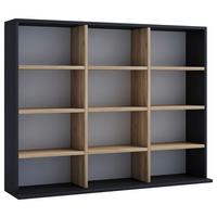 REGAL MEGOSA L - Honigeiche/Schwarz, Design, Holzwerkstoff (102/82/23cm) - MID.YOU