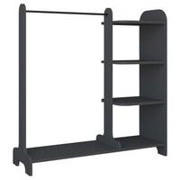 Predsoba Lempu, Siva - antracit, Moderno, leseni material (106/110/35cm) - MID.YOU