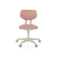 Otroški Vrtljivi Stol Kid Classic, Roza - roza/sivobela, Moderno, umetna masa/tekstil (51/72 - 87/51cm) - MID.YOU