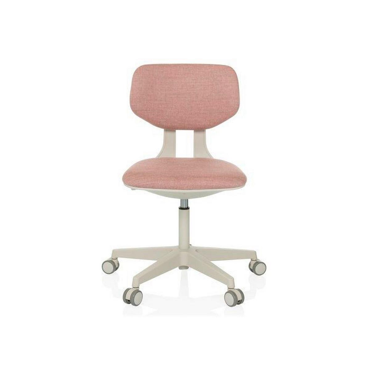 Otroški Vrtljivi Stol Kid Classic, Roza - roza/sivobela, Moderno, umetna masa/tekstil (51/72 - 87/51cm) - MID.YOU