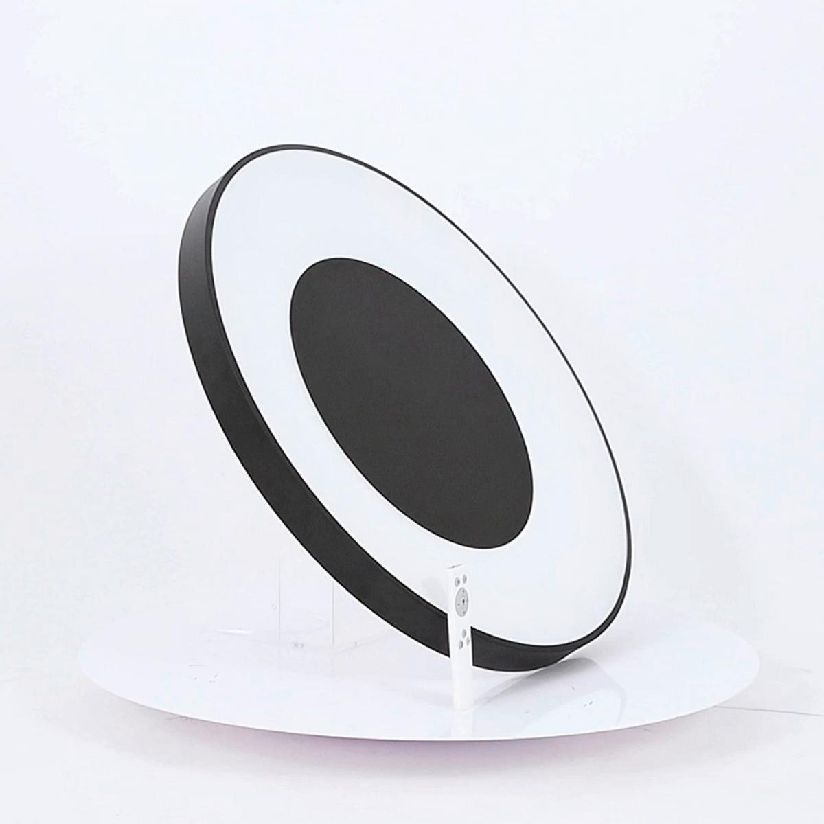 LED-Deckenleuchte Jumpo Schwarz/Weiß max. 48 Watt - Weiss/Schwarz, Modern, Kunststoff/Metall (70/7cm) - Mömax