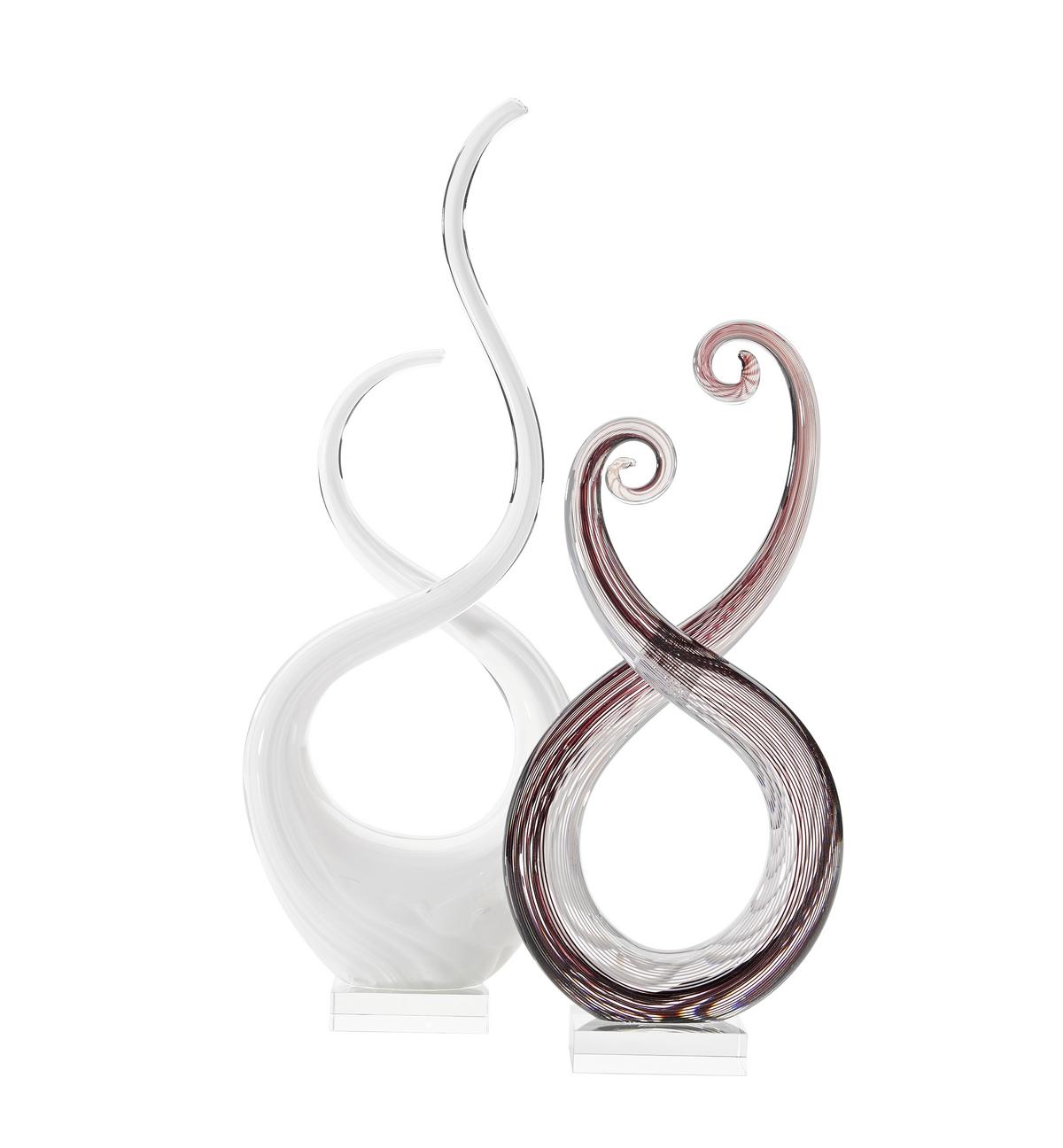 RZEŹBA NZS-74 - różnokolorowy, Basics, szkło (15/34/8cm) - Ambia Home