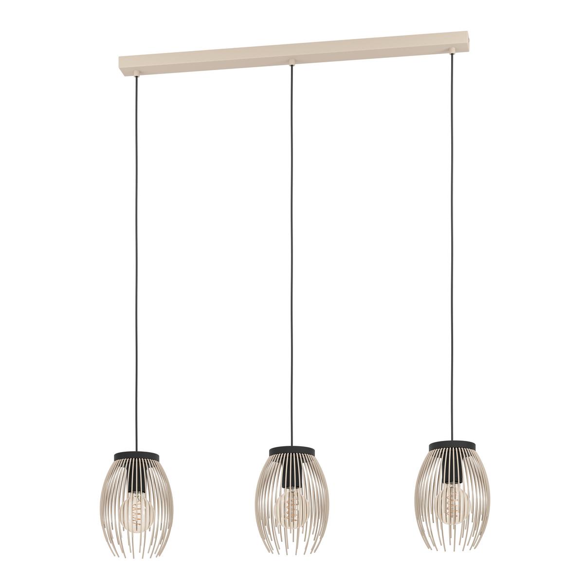 LAMPA WISZĄCA 185829 PLATO *SBN* - czarny, Basics, tworzywo sztuczne/metal (77/16/110cm) - Novel