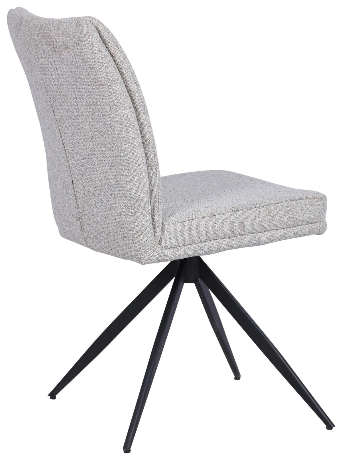 Stolica Leda - bež/crna, Moderno, drvo/metal (51/89/64cm) - Premium Living