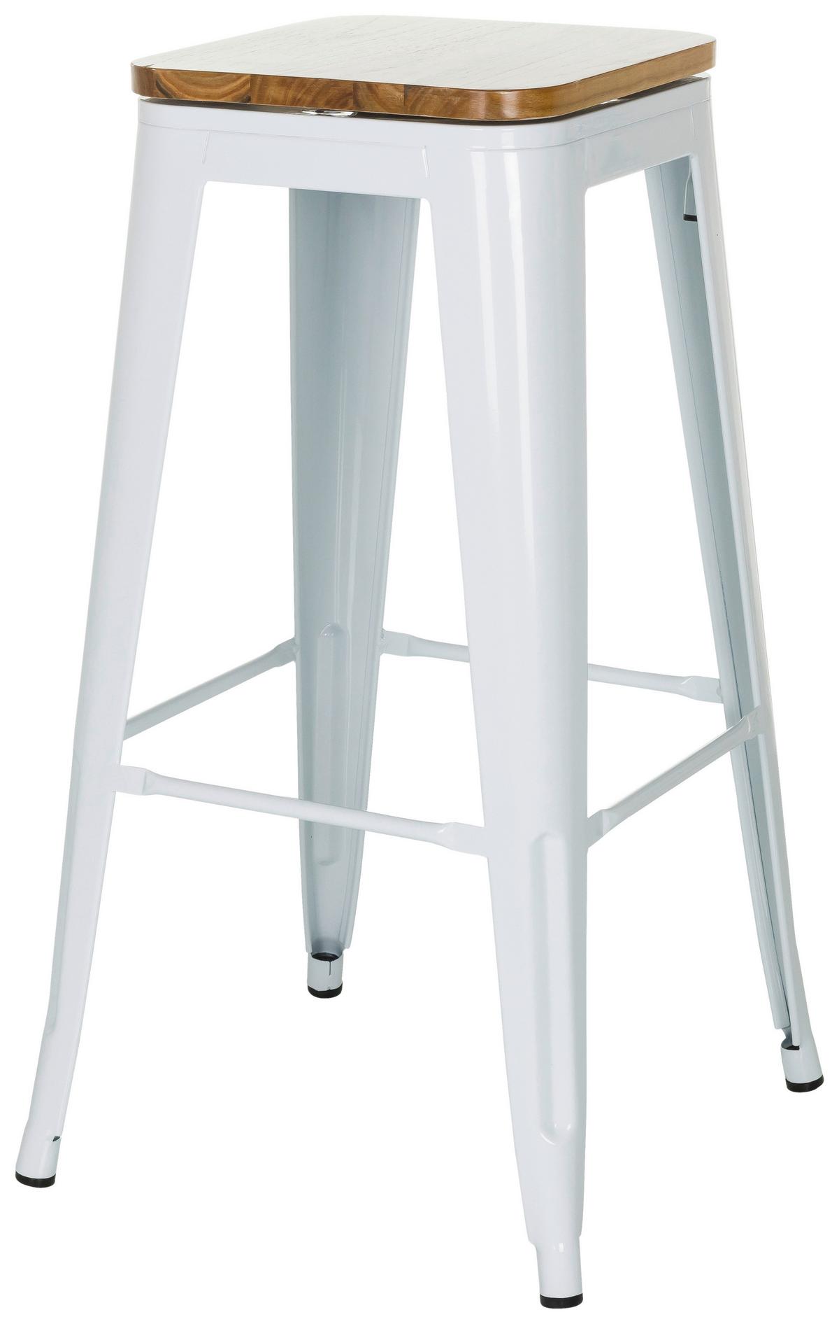 Barski Stol Vantaggio High Ws, Bela - bela, Moderno, kovina/les (44/77/44cm) - MID.YOU