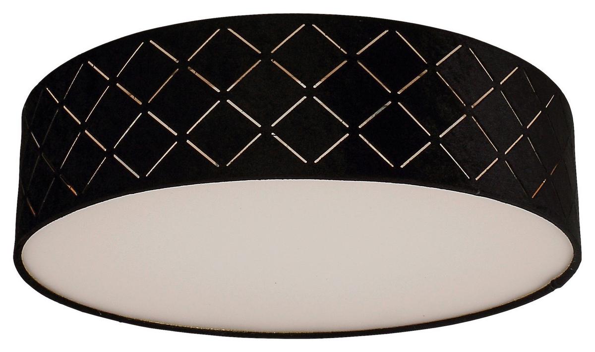 LAMPA SUFITOWA PICHL - czarny/biały, Design, tworzywo sztuczne/metal (38/10cm) - Novel