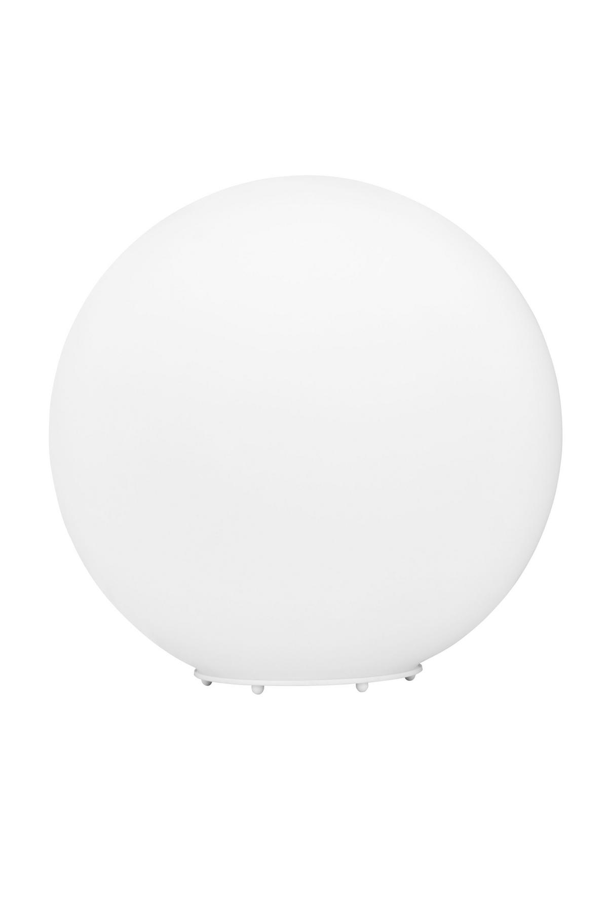 LAMPA STOŁOWA OAKLAND *SBN* - biały, Basics, tworzywo sztuczne/szkło (25cm) - Novel