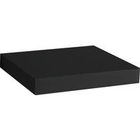 Falipolc Fekete 23,5cm Széles Simple - fekete, Modern, faalapú anyag (23,5/3,8/23,5cm)
