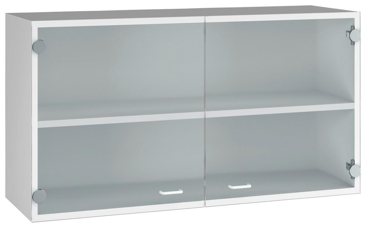 Küchenoberschrank Speed HGG Weiß - Weiß, MODERN, Holzwerkstoff/Kunststoff (100/54,8/32cm)