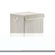 Wäschetonne Bamboo White in Weiß aus Holz - Weiß, Holz (41/32/42cm) - MÖMAX modern living