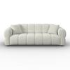 SOFFA MARIE - vit/svart, Modern, trä/textil (232/77/90cm) - Bessagi Home
