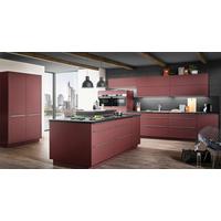 Einbauküche Easytouch in Rot/Rostfarben - Rostfarben/Rot, MODERN, Holzwerkstoff - Nobilia