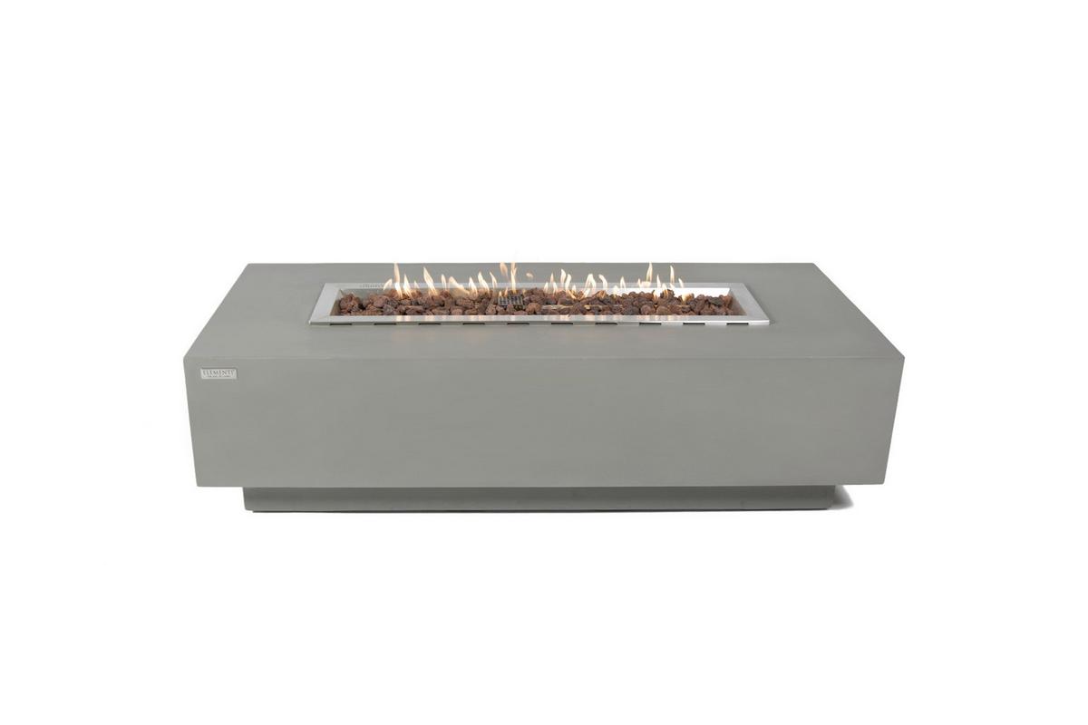 Feuerstelle Granville Hellgrau - Hellgrau, KONVENTIONELL, Stein/Metall (69/43/152cm) - Gardenson