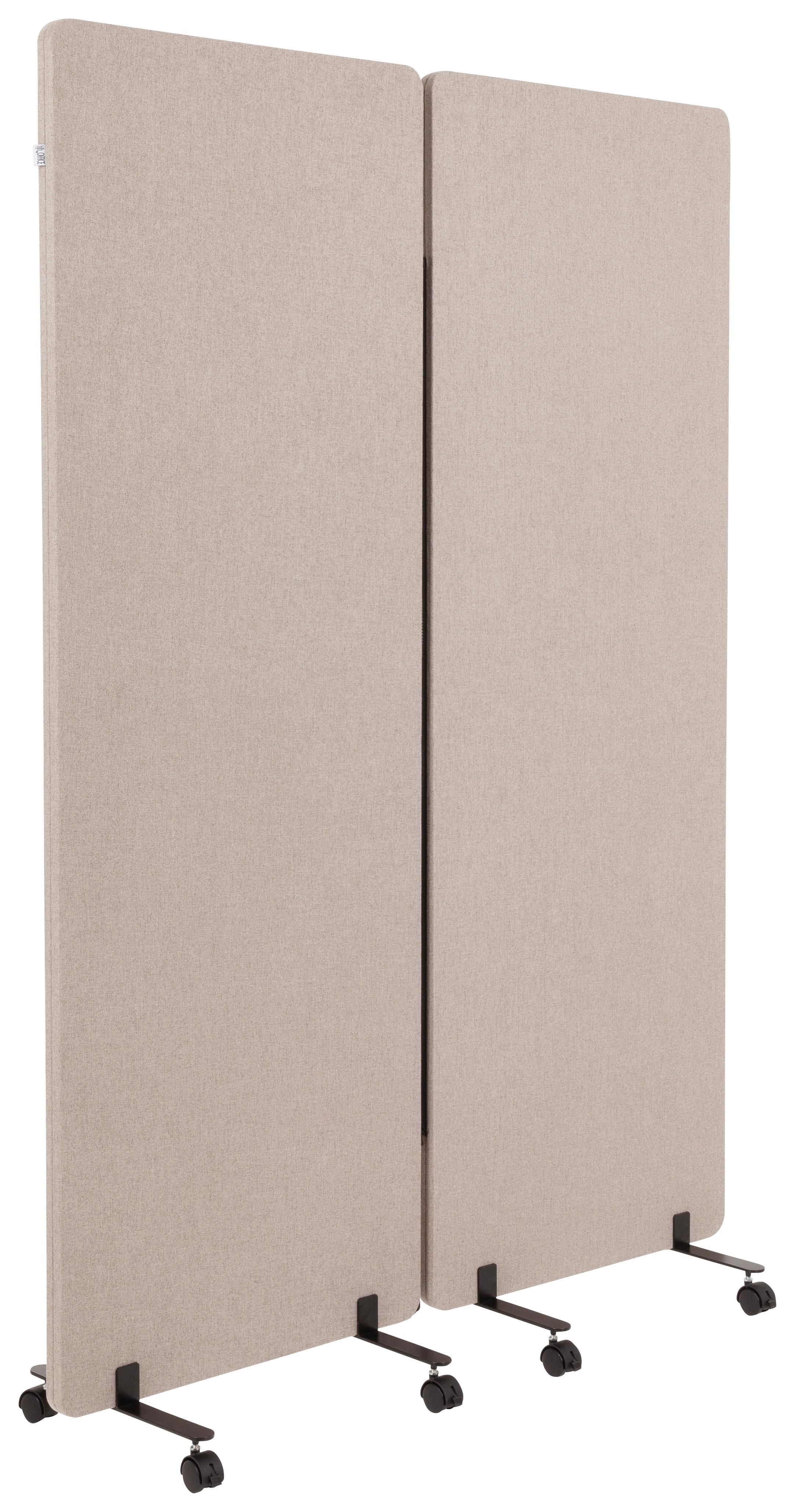 Pregradna Stena Flexmiut, Taupe - rjavosiva, Basics, kovina/umetna masa (60/177/35cm) - MID.YOU