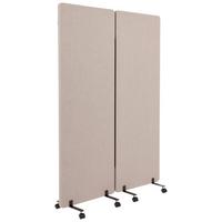 Pregradna Stena Flexmiut, Taupe - rjavosiva, Basics, kovina/umetna masa (60/177/35cm) - MID.YOU