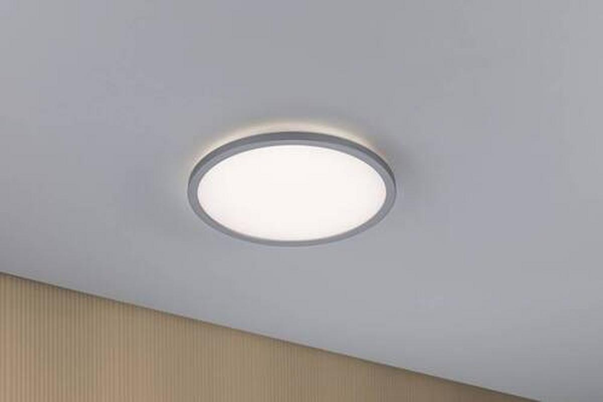 LED-Paneel Atria Shine in Chromfarben max. 12 Watt - Chromfarben, Basics, Kunststoff (29,3cm) - Paulmann