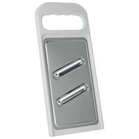 Reszelő Uborka - fehér, műanyag/fém (11.3/28,2/1.6cm) - Metaltex