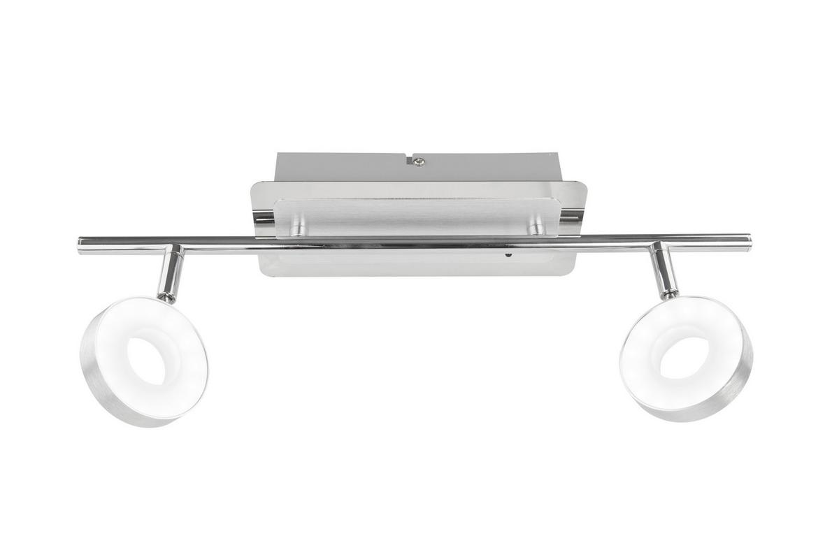 LAMPA REFLEKTOROWA LED INELE *SBN*SH* - kolor aluminiowy/kolor chromowy, Trend, metal (44,5/9/18,5cm) - Novel