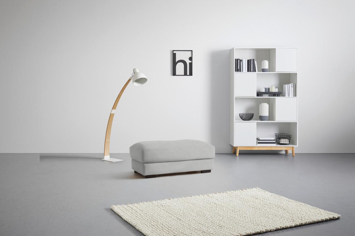 Hocker Pedro Hellgrau - Hellgrau, MODERN, Textil (60/46/110cm) - Mömax