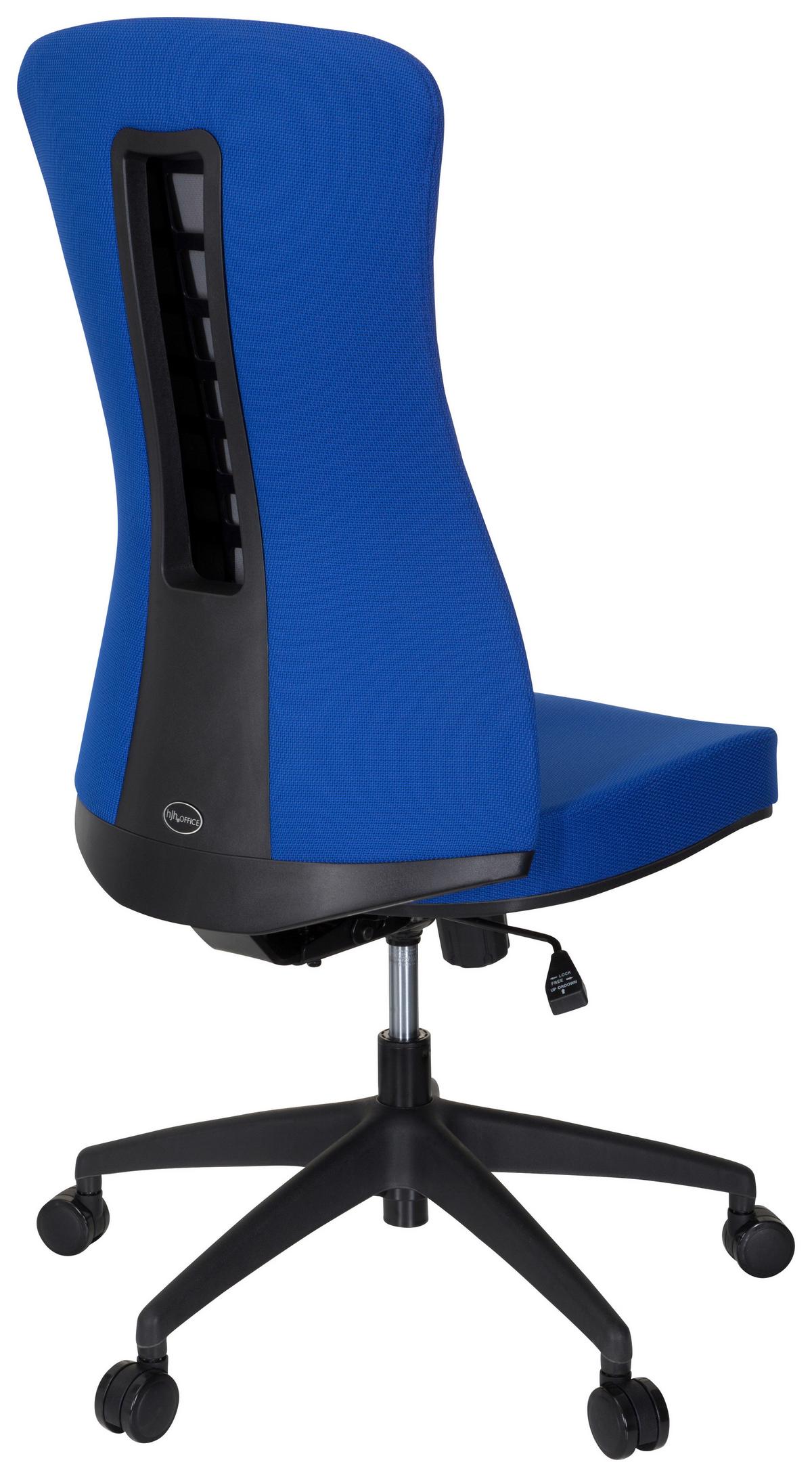 Pisarniški Stol Office Xt, Modra - modra/črna, Moderno, umetna masa/tekstil (54/116/65cm) - MID.YOU