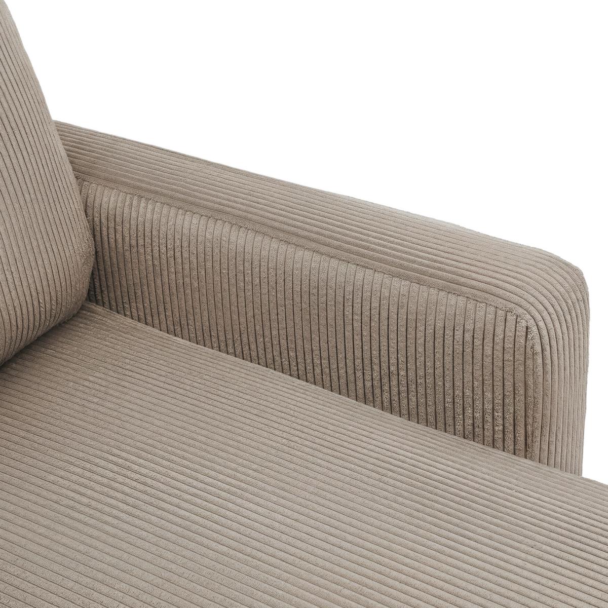 Coltar DAVE -BEST PRICE - taupe, Modern, textil (227/146cm) - Best Price