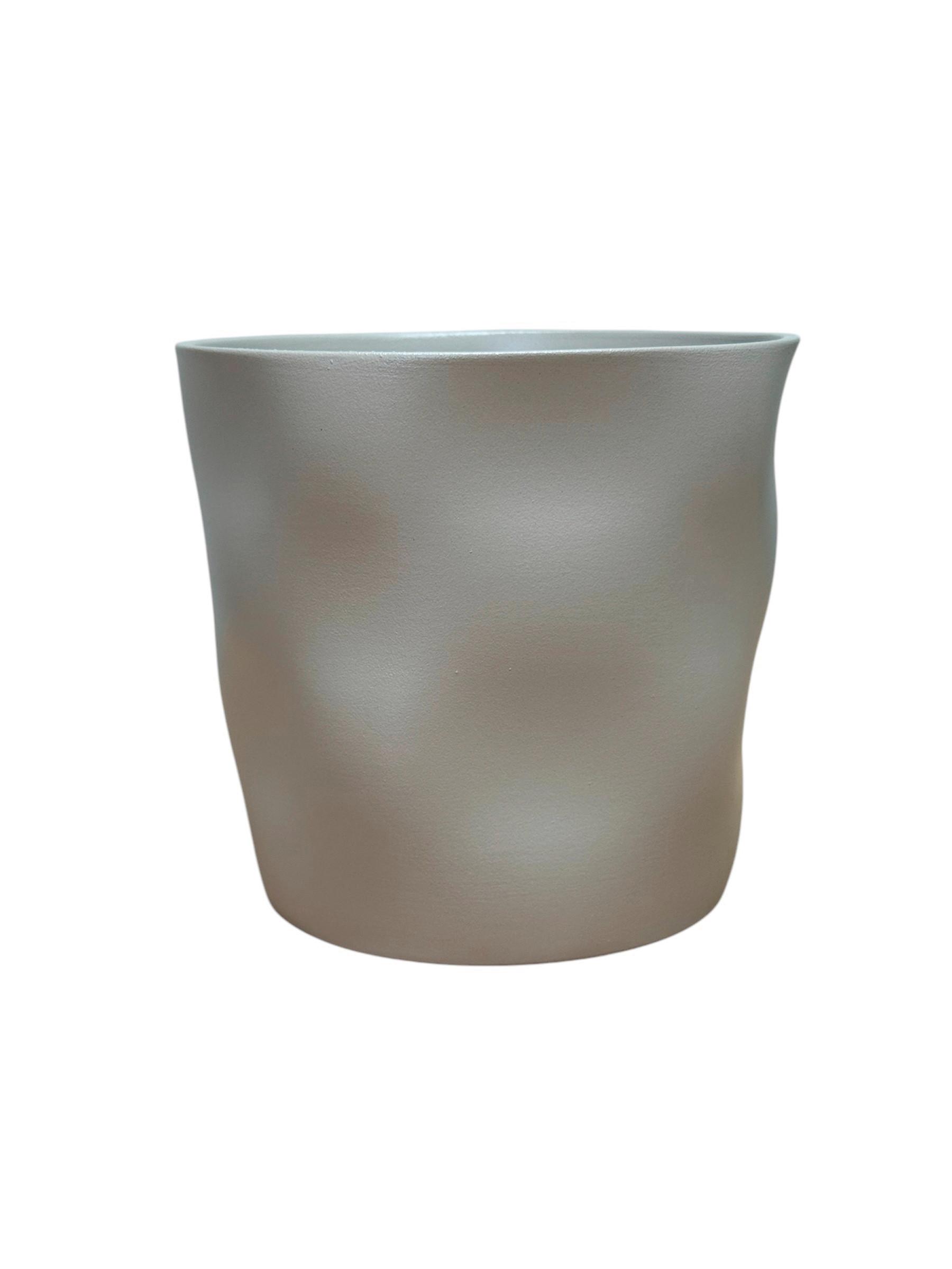 ÜBERTOPF CASHMERE -PAZ- - Taupe, Keramik (15,5/14,5cm) - Mömax