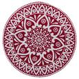 Tischset Mandala Rot D. 38cm - Rot, LIFESTYLE, Textil (38cm) - MÖMAX modern living