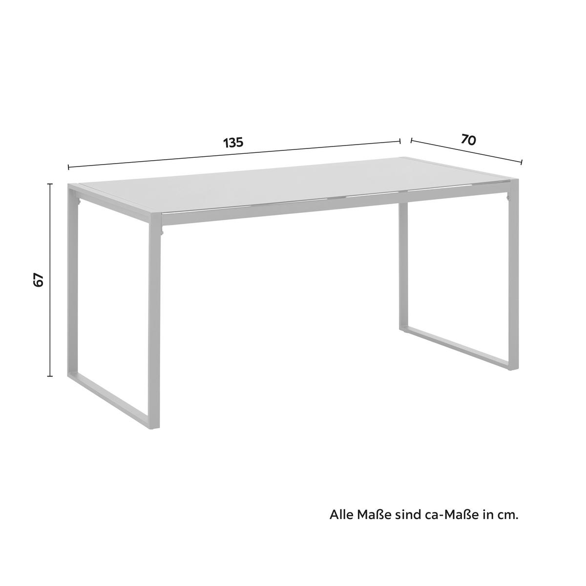 Kerti Garnitúra Mexiko - fekete/antracit, Modern, Üveg/textil (245/66/172cm) - Mömax