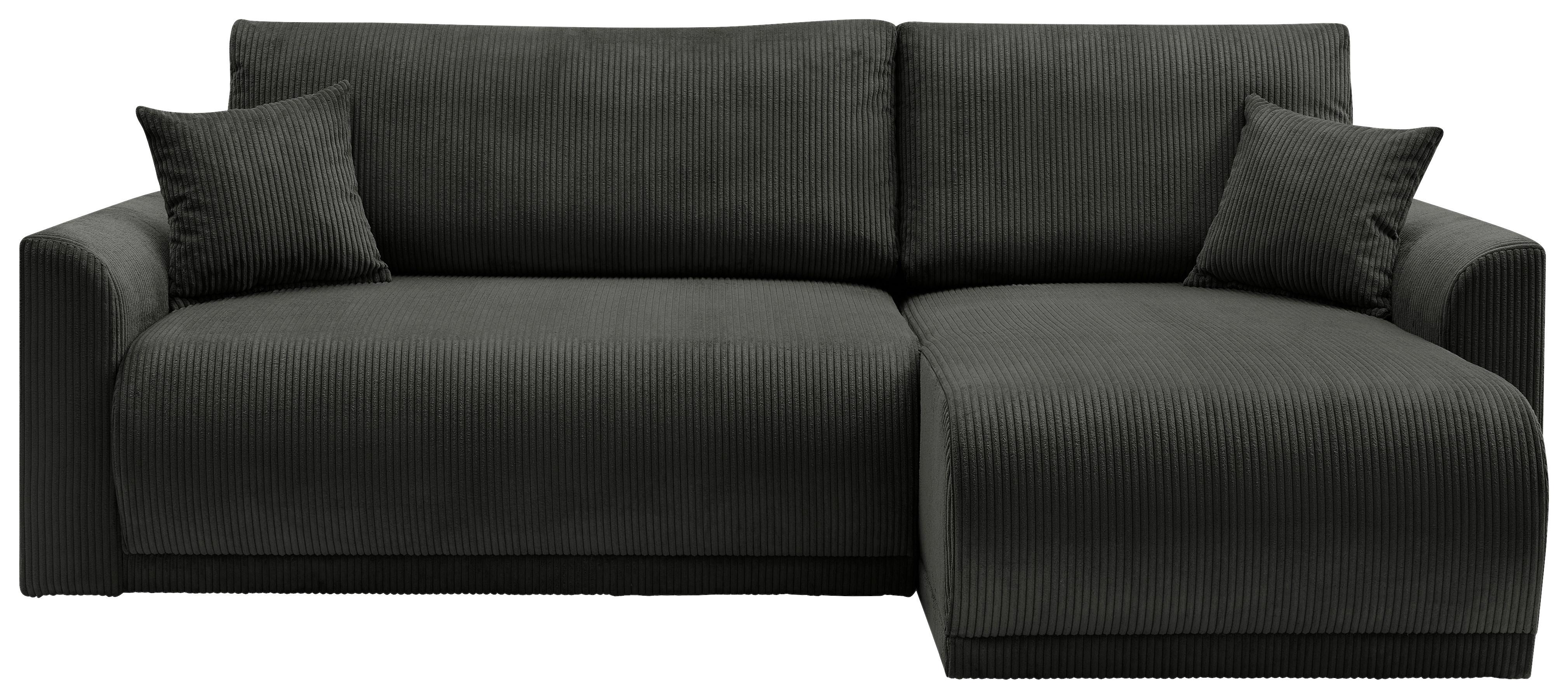 Kutna Garnitura Kim - crna, Moderno, drvo (233/146cm) - Modern Living