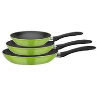 Set Ponev Nova Green, 3-Delni - črna/svetlo zelena, Basics, kovina (20+24+28cm) - GSW