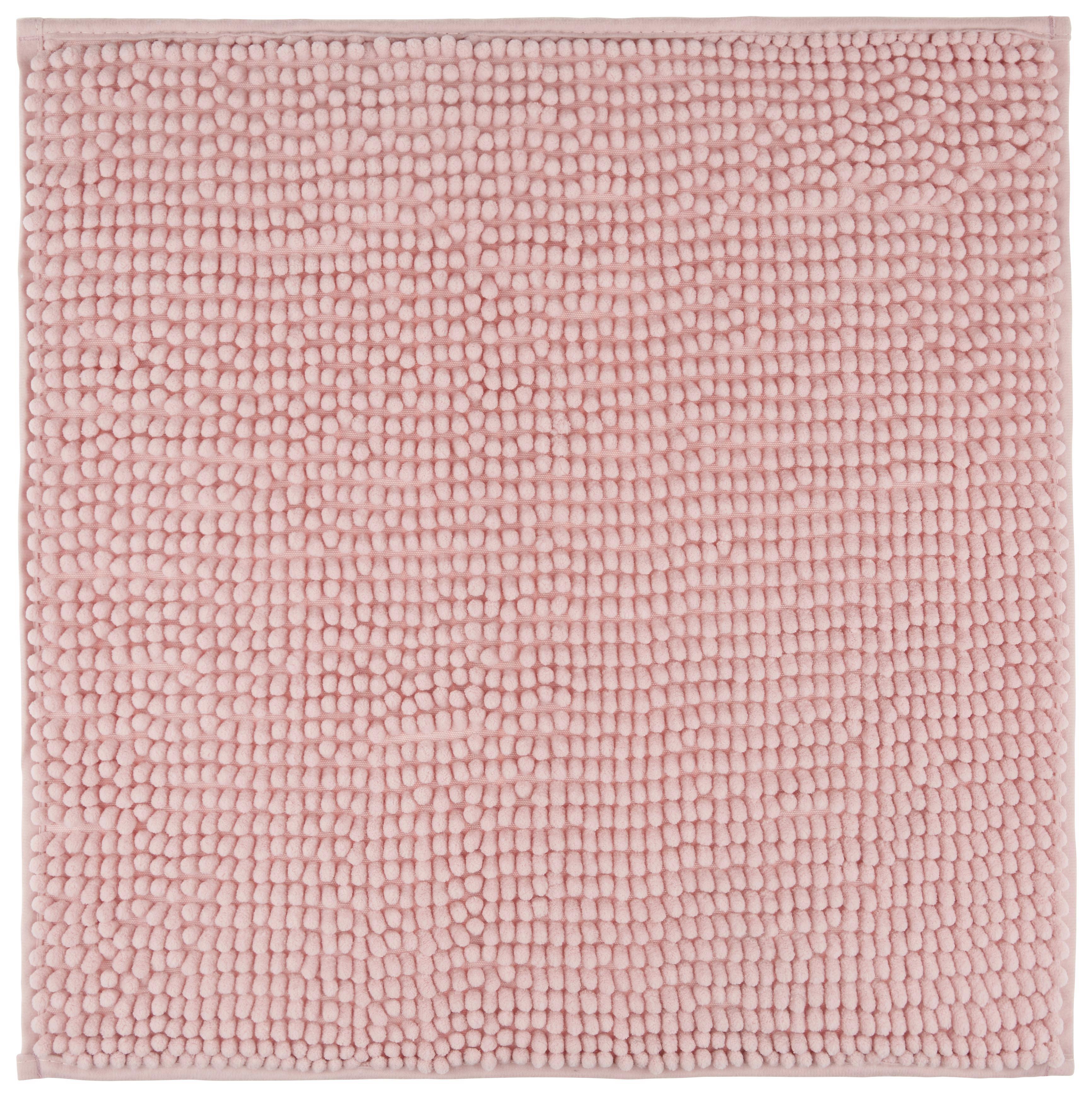 Badematte Nelly Rosa 50x50cm - Rosa, Textil (50/50cm) - Mömax modern living